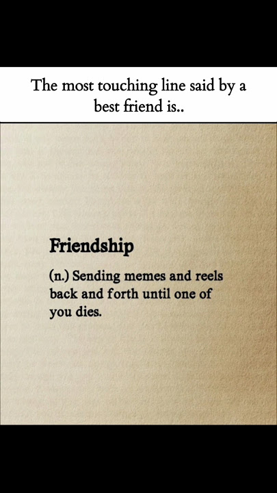 Persahabatan sejati tidak butuh obrolan setiap hari… cukup satu meme sehari untuk mengatakan 'Aku masih di sini.'