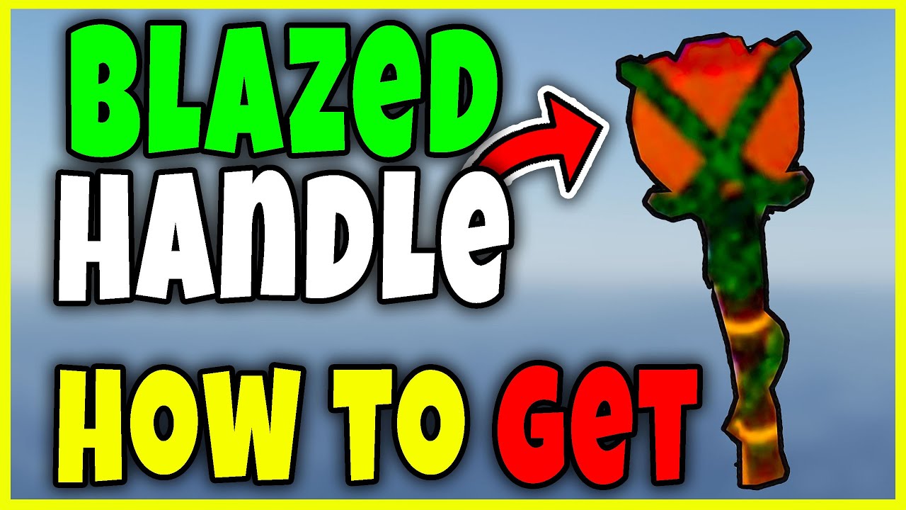 How to GET BLAZED HANDLE in FISCH Roblox