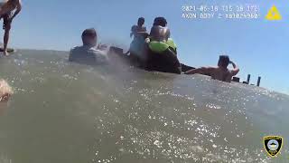 Atlantic City PD Rescue Children Children on Jersey Shore