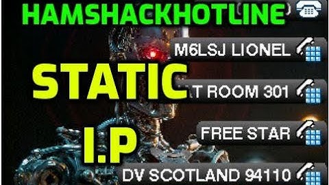 HAMSHACK HOTLINE CISCO 525G-STATIC IP ADDRESS