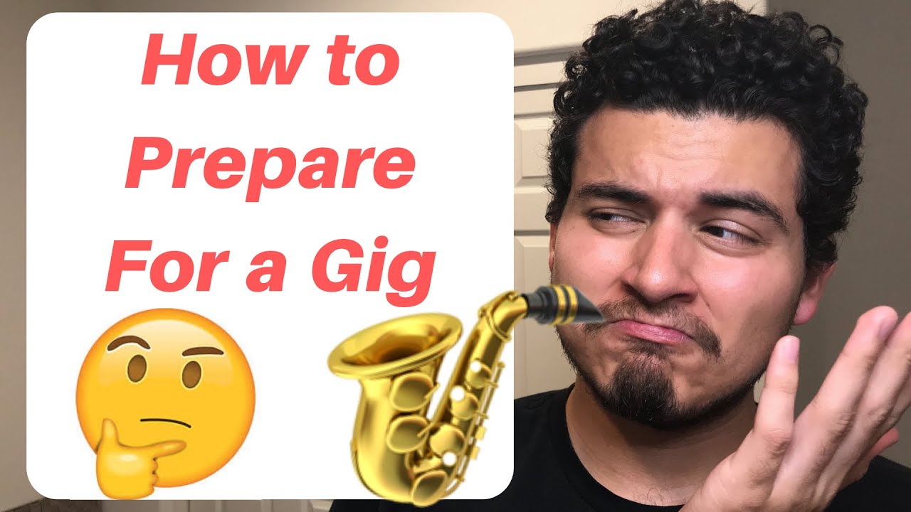 How to Prepare for a Gig / Jazz Gig - YouTube
