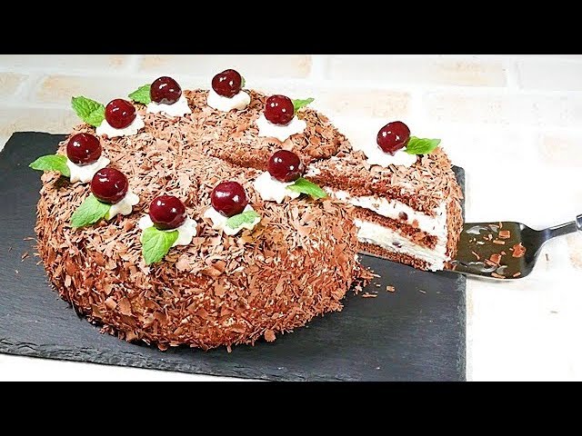 黒い森のケーキ キルシュトルテ チョコレートケーキ Black Forest Cake Kirschtorte Youtube