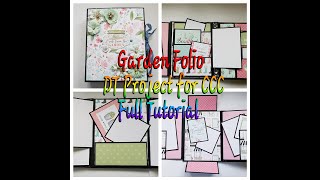 Carta Bella Flower Garden Folio DT Project for CCC Full Tutorial
