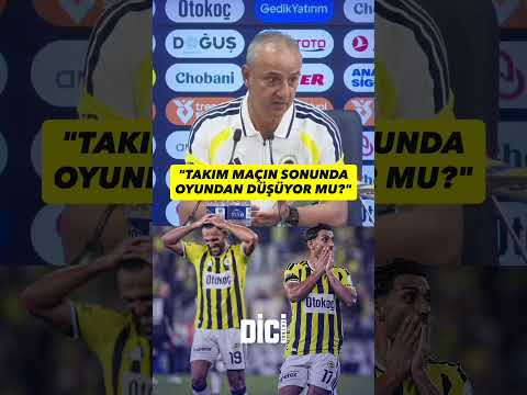 İSMAİL KARTAL'A "TAKIM MAÇ SONUNDA OYUNDAN DÜŞÜYOR MU?" SORUSU!