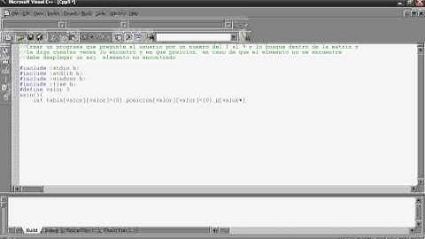 Busqueda de un numero en arreglo bidimensional [parte 1]César Hernández Rápalo.wmv