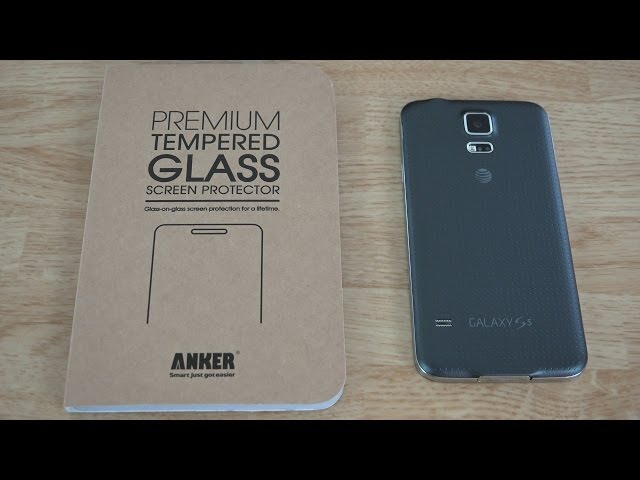 Samsung Galaxy S5: Anker Tempered-Glass Screen Protector