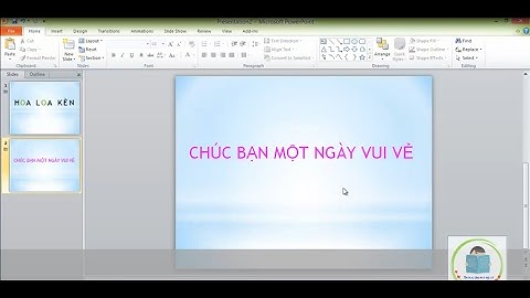 Hướng dẫn làm đổi màu chữ trong Power Point
