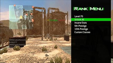 TeamTrinity MW2 TU8 Mod Menu