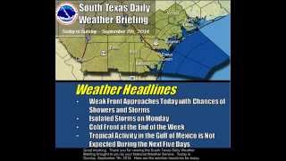 September 7th, 2014 Weather Briefing