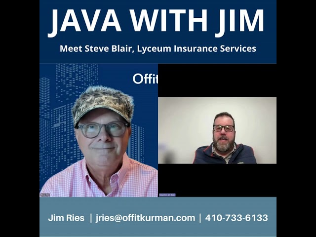 Java with Jim: Meet Steve Blair