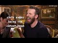 chris evans being the cutest bean for 4 minutes straight