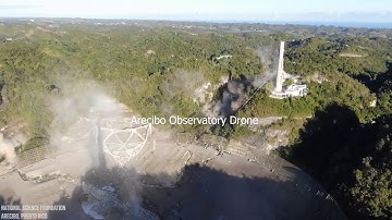 Dramatic video shows collapse of Arecibo Observatory in Puerto Rico