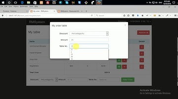 Restaurant Management(RMSystem) Super Cool  PHP CodeIgniter Software.