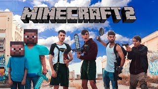 MINECRAFT EN LA VIDA REAL 2 x FREE FIRE