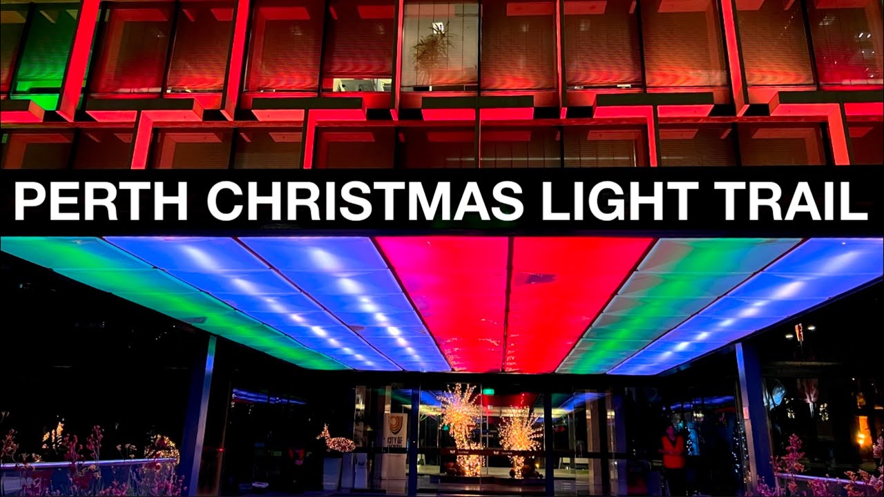 Christmas Light Trail Perth YouTube