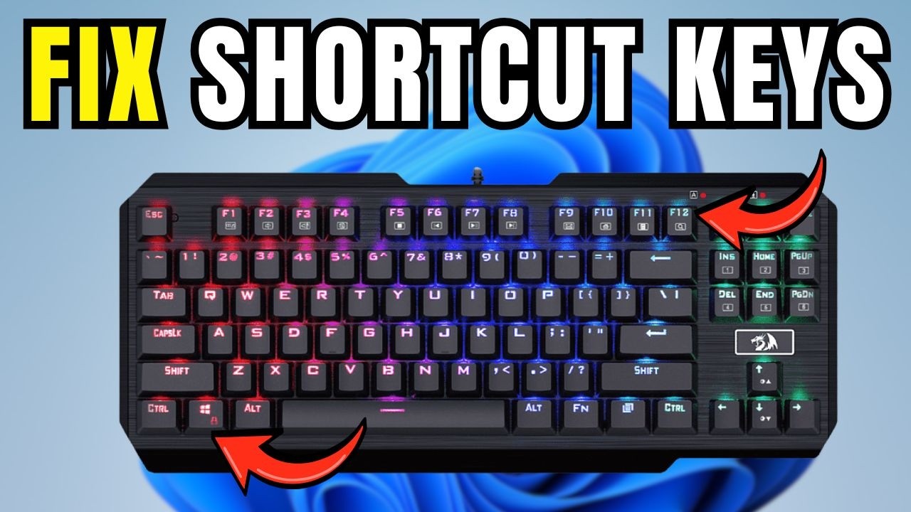 How To Fix Keyboard Shortcut Keys Not Working In Windows 11 - YouTube