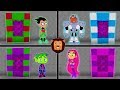 Minecraft COMO VIAJAR A TODAS LAS DIMENSIONES DE JOVENES TITANES | TEEN TITANS GO EN MINECRAFT