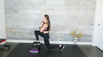 Goblet deficit split squat