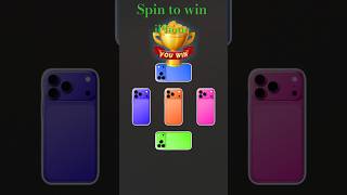 spin to win iPhone #like #subscribe #crafttutorials
