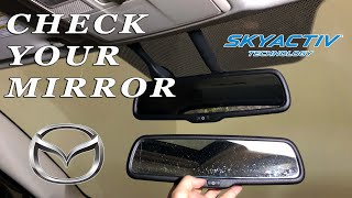 Mazda CX 5 Auto dimming Rear view mirror replacement DIY