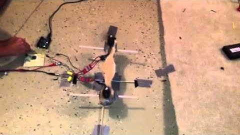 Bicopter: Controlled Test Flight