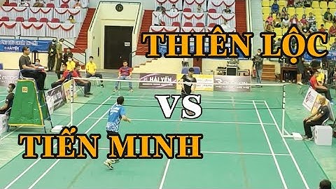 Nguyễn Tiến Minh với Nguyễn Thiên Lộc - Chung kết đơn nam giải xuất sắc 2020