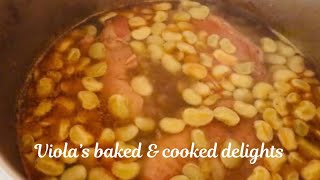 PORK CHOPS & LIMA BEANS( special taste tester)