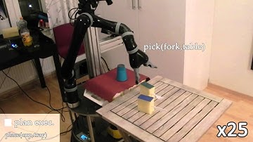 Constraint-based models for on-line robot planning