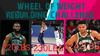 #NBA #NBA2K20 #LUKA #GIANNIS WHEEL OF WEIGHT REBUILDING CHALLENGES IN NBA2K20 !!NBA2K20 REBUILDING