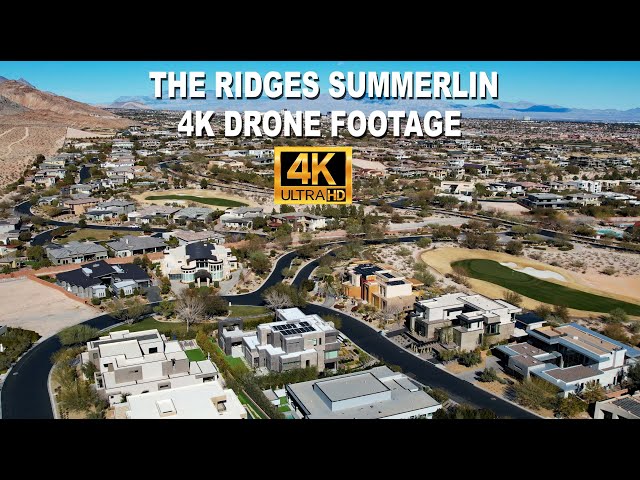 The Ridges Summerlin 4K Drone Footage