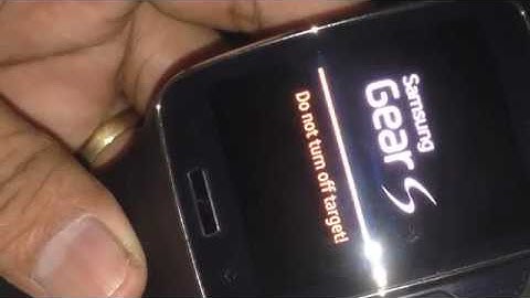 How to flash the firmware | Samsung Gear S | Smartwatch | Samsung Gear S (SM-R750)