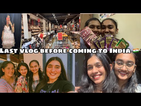 Last vlog before going to india for vacation✨?