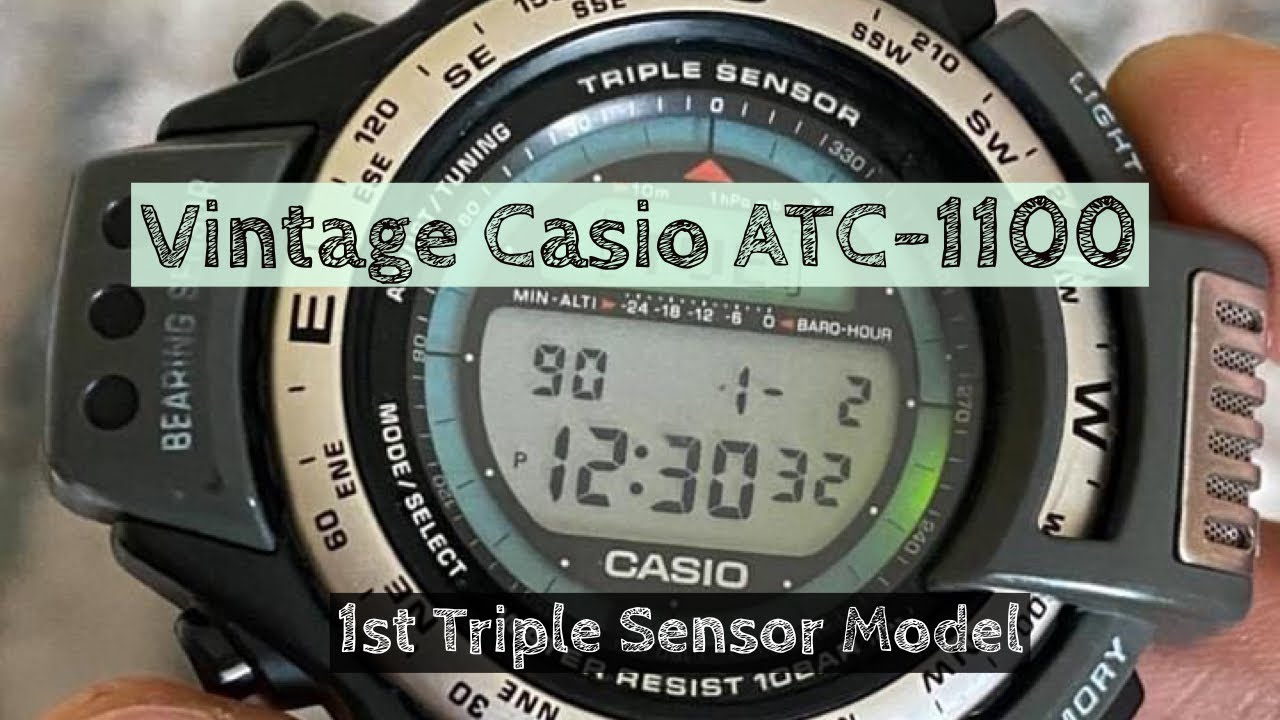 Vintage Casio ATC-1100 - YouTube