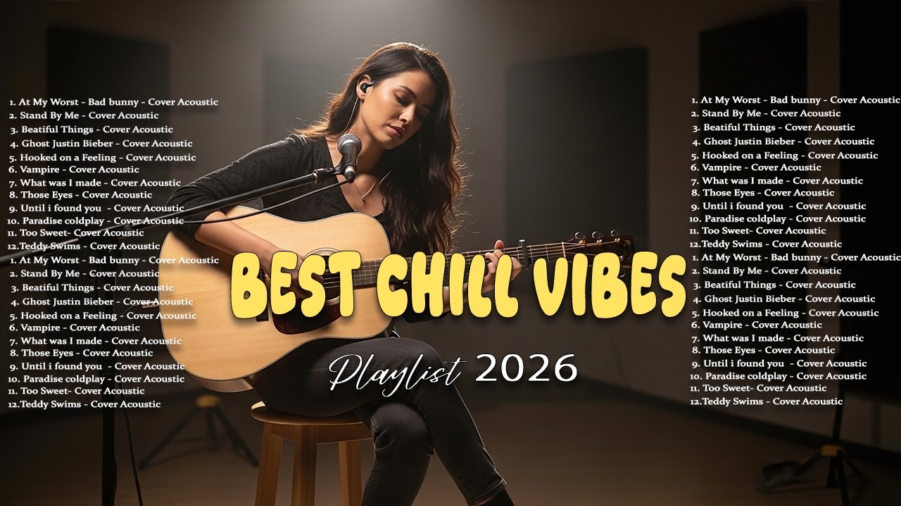 Best Chill Vibes Acoustic Cover Playlist 2026 💞 🎵 Chill Playlist