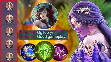 Luo Yi Early Aggressive Gameplay (Level 2) Luo Yi Top 1 Global - Mobile Legends