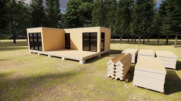 How to build a wooden house with SIP prefabricated structural insulation panels. Part 1