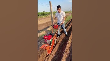 #ditching machine #single-wheel four-wheel drive trenching machine #lithium-powered weeding