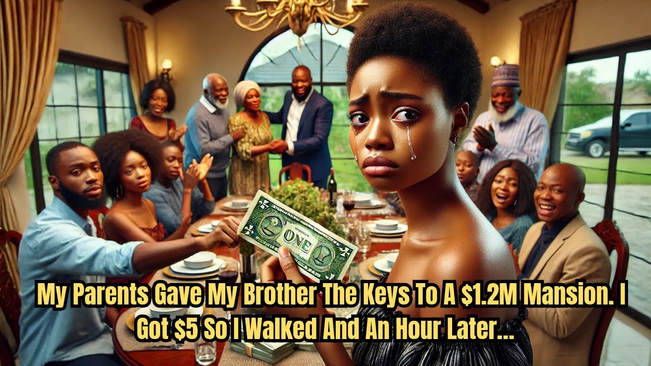 My Parents Gave My Brother The Keys To A $1.2M Mansion. I Got $5 So I Walked And An Hour Later…