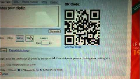 Créer un QR code avec google chrome - Application pour chrome