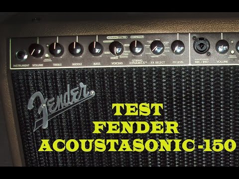 Test Sound, Fender Acoustasonic 150!