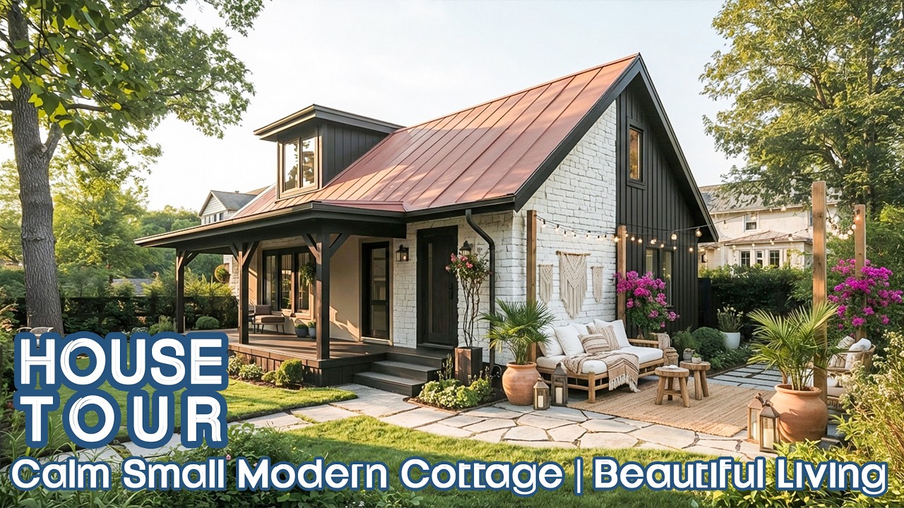 Calm Small Modern Cottage | Simple Design, Beautiful Living