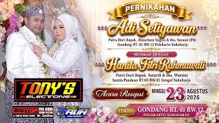 Live Tonys Electone | Wedding Adi & Hanita | BIGTOP PRO Audio