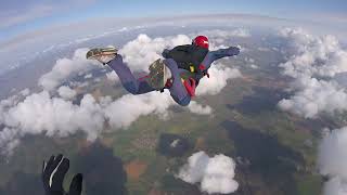 Jumping out of a plane. AFF L6 Skydive @ Hinton #skydiving #hinton-in-the-hedges UK