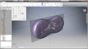 AutoCAD Inventor - freeform modeling shape creation