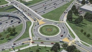 Work on roundabout at I-35 and 51st Street starts this fall