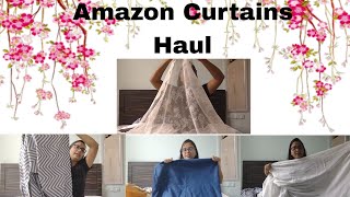 Amazon Curtain Haul Sheer curtains White Curtain