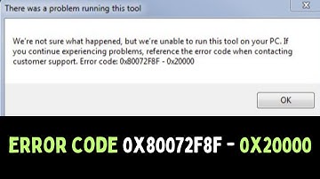 How to Fix Error Code 0x80072f8f-0x20000 on Windows 11