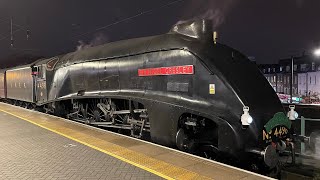 Sir Nigel Gresley Class A4 Pacific 4498 (BR 60007) on a rail tour from Ealing Broadway to Lincoln. by HawkerFury 3,148 views 1 year ago 4 minutes, 38 seconds