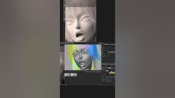 Process of how I create my 3D hair with #c4d #art #animation #3d