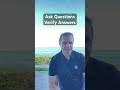 Ask questions. Don’t accept weak responses. Verify answers. #homebuyingtips #homesellingtips